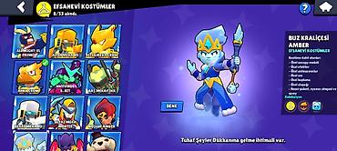 26 lik velosiped dağ: Brawl Stars oyun hesabında nadir və tematik kostyumlar kolleksiyası - — 8