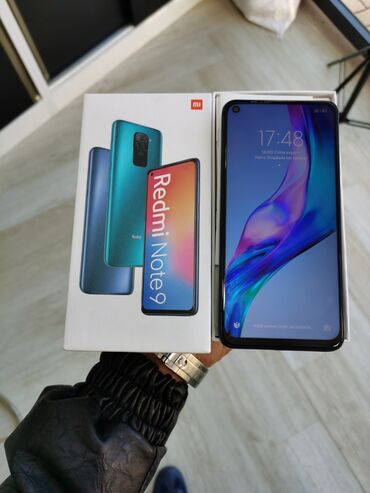 Xiaomi: Xiaomi Redmi Note 9, 128 GB, rəng - Göy, 
 Barmaq izi, Face ID