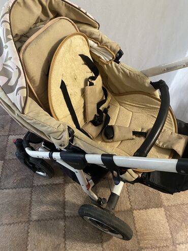 Коляски: Коляска, цвет - Желтый, Б/у — 4