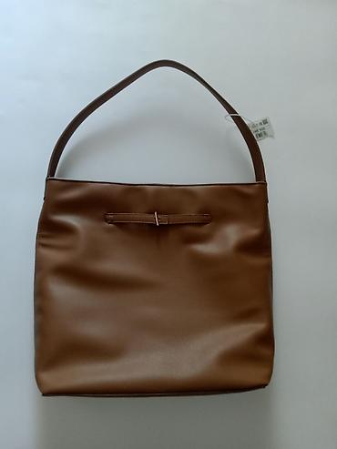 Putni koferi i torbe: Ženska torba – shopper/hobo stil, boja topli karamelnosmeđa. - — 1