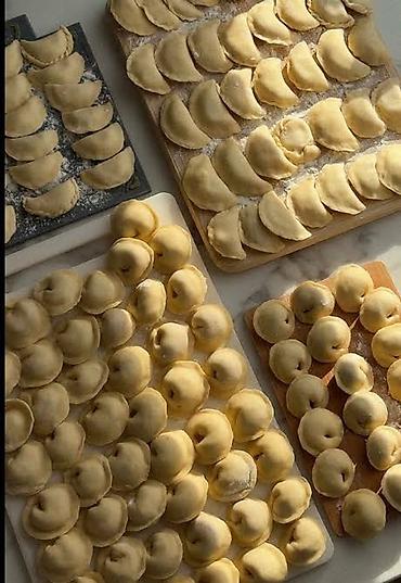 duru yağ: Ev üsulu dondurulmuş xəmirlilər – pelmeni və varenikler - Tamamilə əl — 1