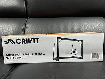 Sve za dečije igralište: CRIVIT mini gol za fudbal sa loptom - Set: 1 mini gol + mekana/laka — 4