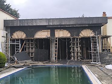 sulu vintilyator: Beton və kalıp işləri xidməti - Bünövrə, kəmər, sütun, diafraqma və — 2