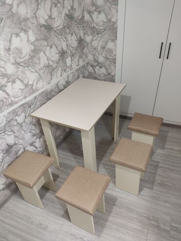 Masa və oturacaq dəstləri: Mətbəx üçün, Yeni, 4 stul — 3