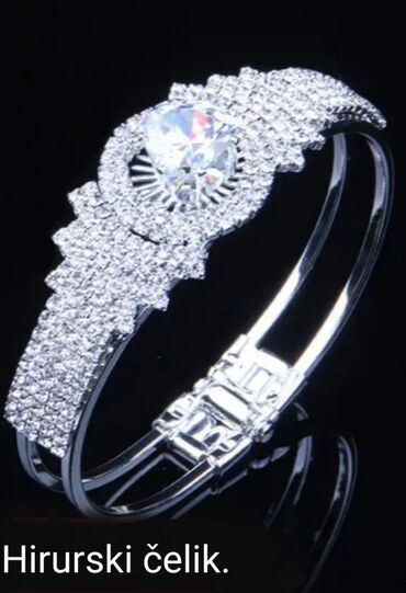 ysl narukvica: Bangle, Material: Cubic zirconia, Stainless steel