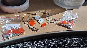 Наборы украшений: Набор авторских украшений из эпоксидной смолы с готическими и — 7