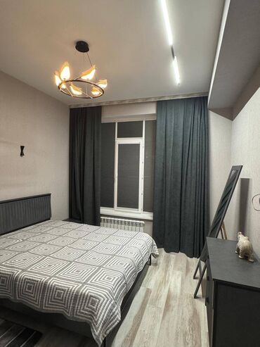 асанбай дом: 2 бөлмө, 53 кв. м, Элитка, 7 кабат