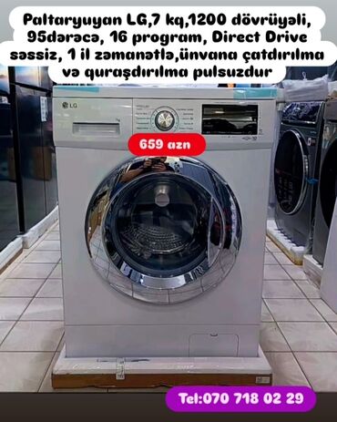 Paltaryuyan maşınlar: Paltaryuyan maşın 6 kq, Yeni, Pulsuz çatdırılma — 9