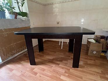 study table: Кухонный стол, Новый, Прямоугольный, Нераскладной — 4