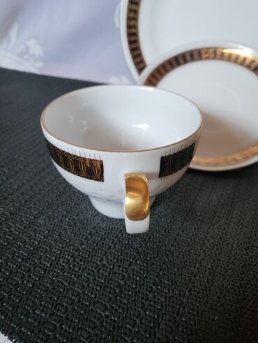Kuhinjski setovi: Set porcelanski Kahla Istocna Nemacka 70te. Trodelni set,nigde — 8