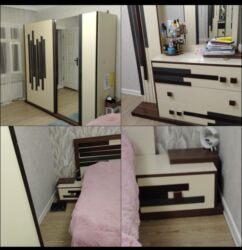 ev ucun qapilar: İkinəfərlik çarpayı, Komod, İşlənmiş