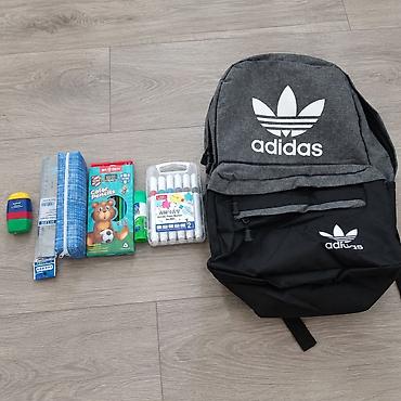 черный рюкзак в школу: 🎒 Продаю рюкзак Adidas +подарки Продаю стильный и вместительный рюкзак — 1