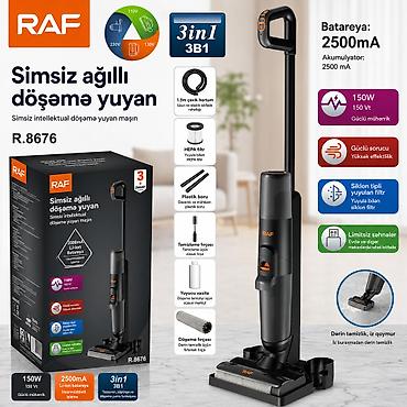 Tozsoranlar: №: 17247 Məhsulun adı: Vertikal tozsoran RAF R.8676 Black Brend: RAF — 1