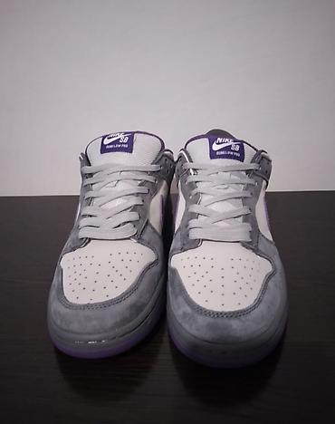 мурские туфли: Nike SB Dunk Low Pro, фиолетово‑серо‑белая расцветка. - Модель — 3