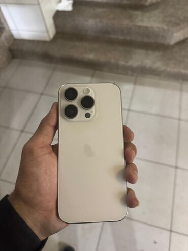Apple iPhone: IPhone 15 Pro, 256 GB, White Titanium, Face ID