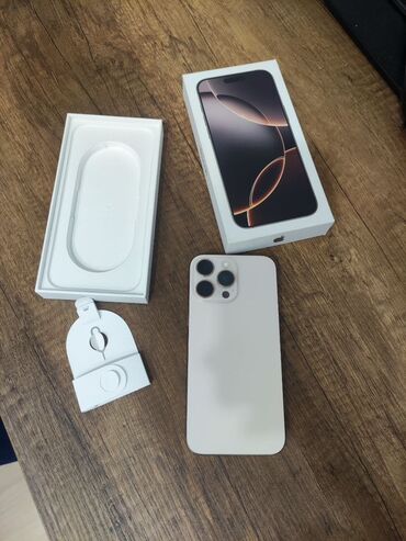 Apple iPhone: IPhone 16 Pro Max, 512 GB, Desert Titanium, Face ID, Zəmanət, Sənədlərlə — 9