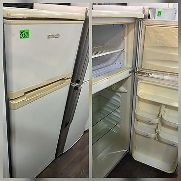 Beko ikiqapılı soyuducu. Yuxarı hissədə dondurucu, aşağı hissədə isə