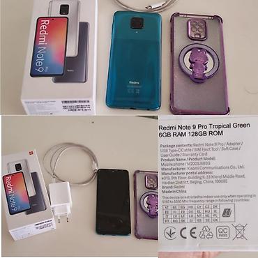 kontakt home redmi note 7: Redmi Note 9 Pro, 128 GB, rəng - Yaşıl, Zəmanət — 1