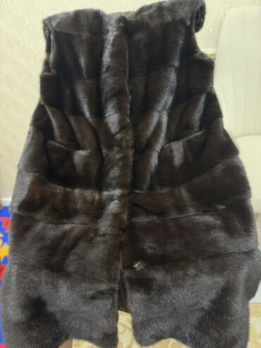 Шубы: Шуба из натуральной норки, глубокий темно-шоколадный оттенок — 5