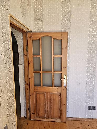 samdanlar: Taxta şüşəli otaq qapıları - Material: təbii ağac (şam teksturası) — 3