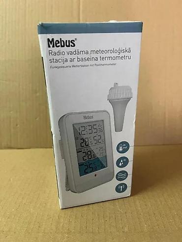 Ostali merni alati: Mebus bežična meteorološka stanica sa plutajućim termometrom za bazen — 4