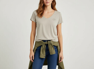 koszulka z myszką miki zara: T-shirt damski, rozmiar M