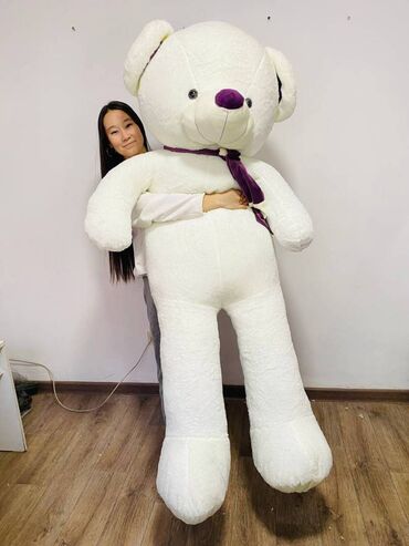Игрушки: 🧸Огромная мишка 1,8м 🔥🔥🔥 🧸60 см 1000 сом (Бесплатная доставка) 🧸80 — 2