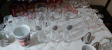 Kompleti posuđa: Stakleni set za posluživanje – dekorativne posude i čaše - Velika — 12