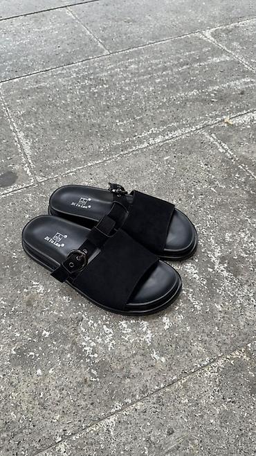 Босоножки, сандалии, шлепанцы: Unisex slayd sandaletləri – Diyi a Lan - Rənglər: qara və qəhvəyi - — 4