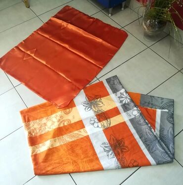novogodisnje posteljine: Singl, Saten, bоја - Narandžasta