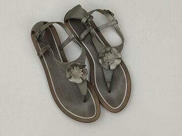 sandały na słupku czarne ccc: В`єтнамки жіночі, розмір 37