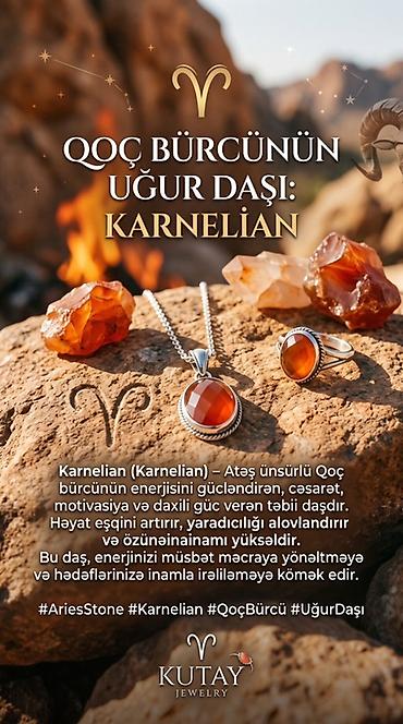 kulon 720: Kutay Jewelry – Bürc daşları kolleksiyası - Oğlaq bürcü üçün Oniks — 3