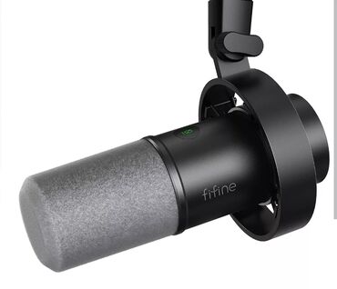 studio mikrofon: Mikrofon Fifine K688 həm usb həmdə istəyə görə xlr kabel ilə