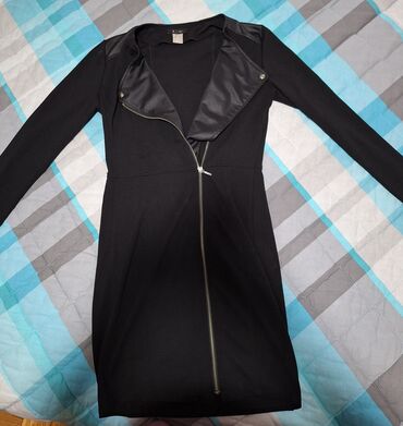 crna haljina: Haljina sa elastinom M/L bez ostecenja