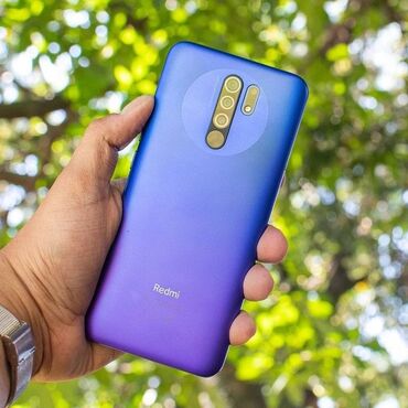 корпоративная симка: Redmi, Redmi 9, 32 ГБ, түсү - Көк, 2 SIM