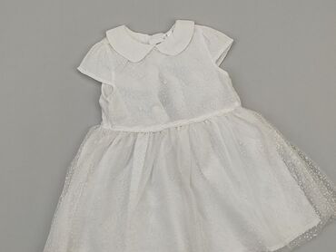 sukienka biała dopasowana: Sukienka, Pepco, 12-18 m, stan - Dobry