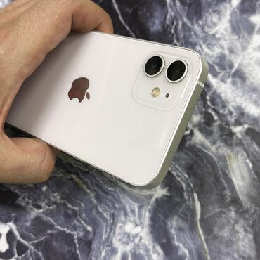 Apple iPhone: IPhone 12, Б/у, 128 ГБ, Белый, 100 % — 10