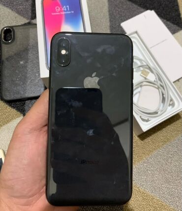 iphone xr kontakt home: IPhone X, 64 GB, Qara, Face ID