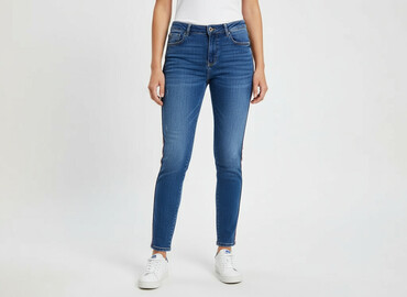 skórzane spodnie mohito: Mohito, Jeans for women, size M