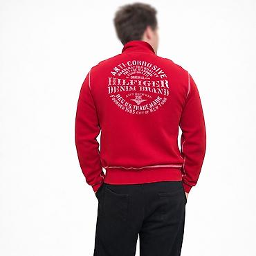 lyle scot: Мужская толстовка, S, M, Tommy Hilfiger, Б/у, цвет - Красный, Самовывоз, Платная доставка — 8
