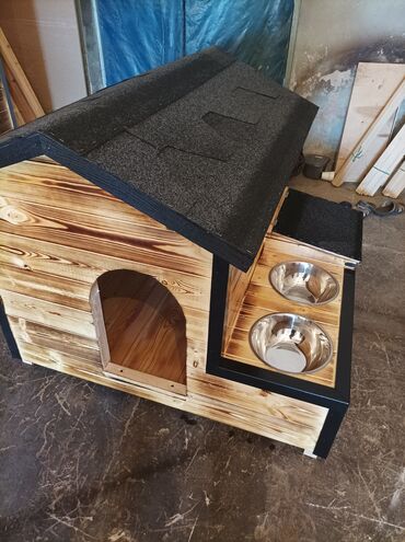 Зоотовары: Домик для собак с коридором. А также имеется в наличии разные домики — 6