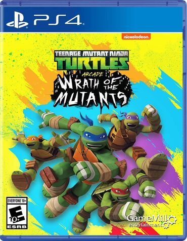 диск на ps4: Оригинальный диск ! Teenage Mutant Ninja Turtles Arcade: Wrath of the