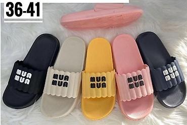 pixy cizme: Unisex papuče “MUA MUA” – udobne klompe/šlajferice sa talasastim — 1