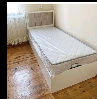 Çarpayılar: Yeni, Təknəfərlik çarpayı, Bazalı, Matras ilə, Siyirməli, Azərbaycan — 3