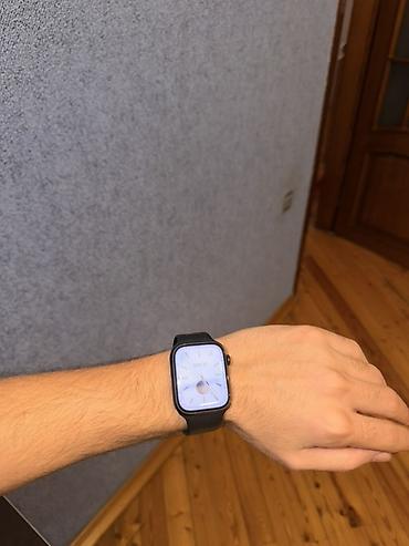 saat iphone: Apple Watch 8 (45mm) - Pil 96% -Səliqəli istifadə olunub Usta da — 4