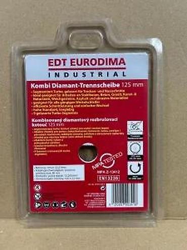 motor: EDT EURODIMA INDUSTRIAL – kombinovani dijamantski rezni disk 125 mm - — 10