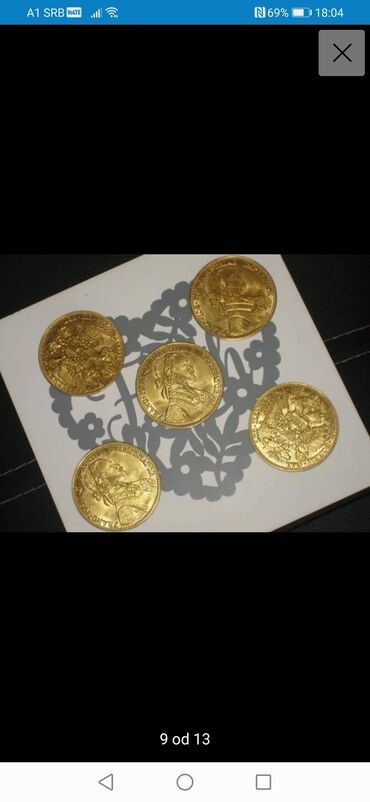 Monete: Franc Jozef dukat. Perfektno urađen dukat jedan od najpopularnijih