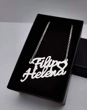 Ogrlice: Ogrlica sa dva imena 3600izrada 7 dana — 5