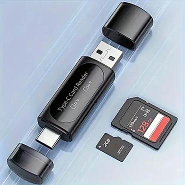 Ostali kompjuterski delovi: Čitač memorijskih kartica sa dva slota za USB tip C/USB A T. OPIS — 1