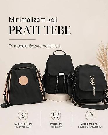 torbe slike: Minimalistički rančevi – tri modela u bezvremenskom stilu. - Laki i — 1